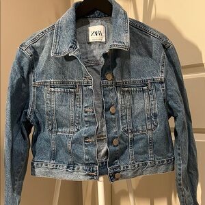 Zara Women's Blue Denim Jacket